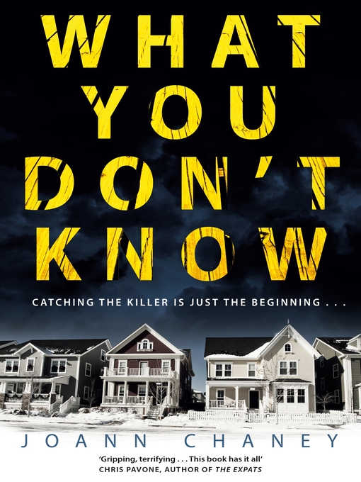 Title details for What You Don't Know by JoAnn Chaney - Wait list